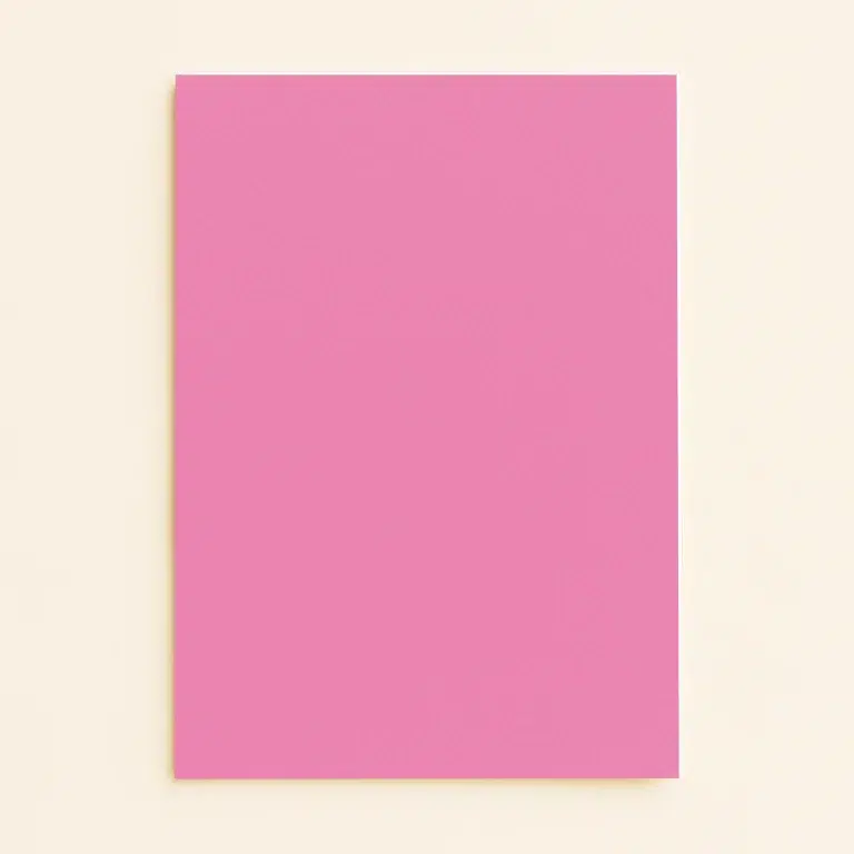 128mm x 178mm (5x7) Flat Sheet Card - Olin Colours Blush