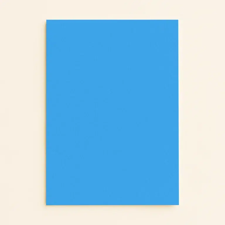 128mm x 178mm (5x7) Flat Sheet Card - Olin Colours California Blue
