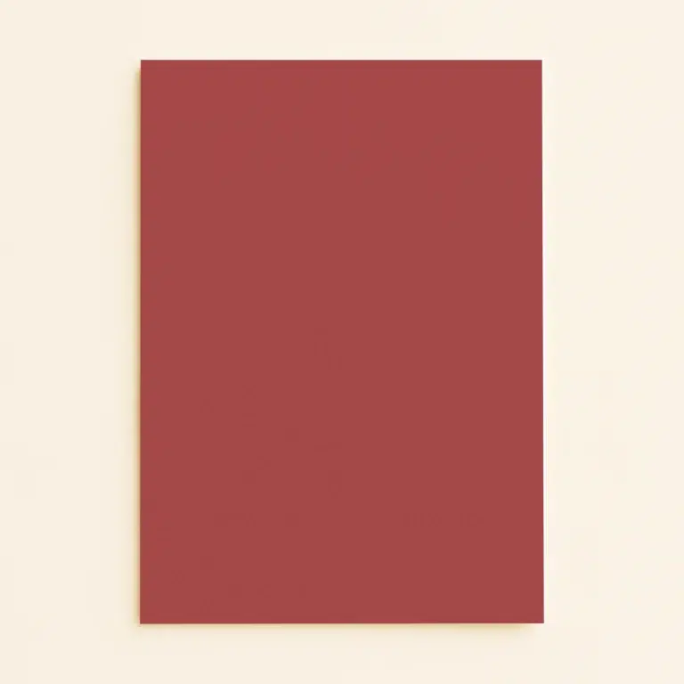 128mm x 178mm (5x7) Flat Sheet Card - Olin Colours Cherry
