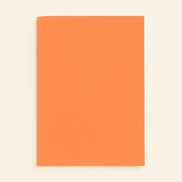 128mm x 178mm (5x7) Flat Sheet Card - Olin Colours Orange