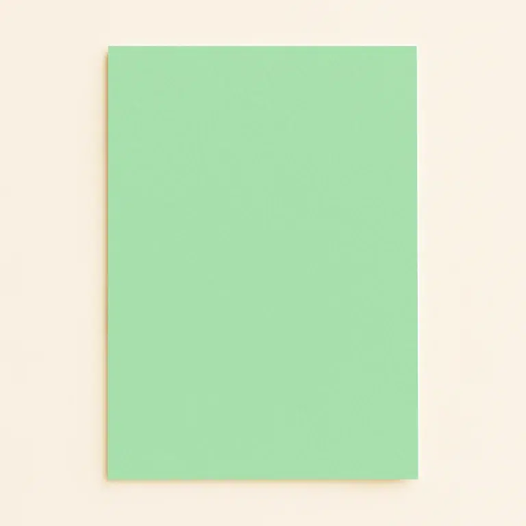 128mm x 178mm (5x7) Flat Sheet Card - Olin Colours Spring Green