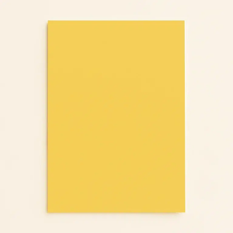A5 Flat Sheet Card - Olin Colours Sunshine Yellow