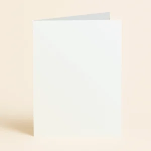 a5 single fold card curious metallics cryogen white 1