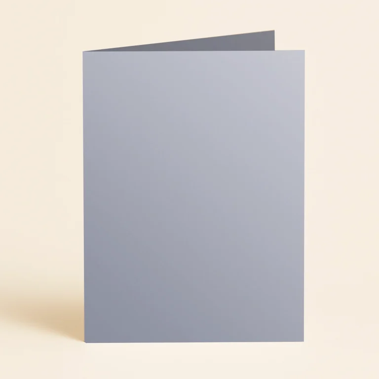 A6 Single Fold Card - Curious Metallics Galvanised