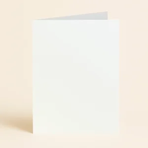 a5 single fold card curious metallics ice gold 1