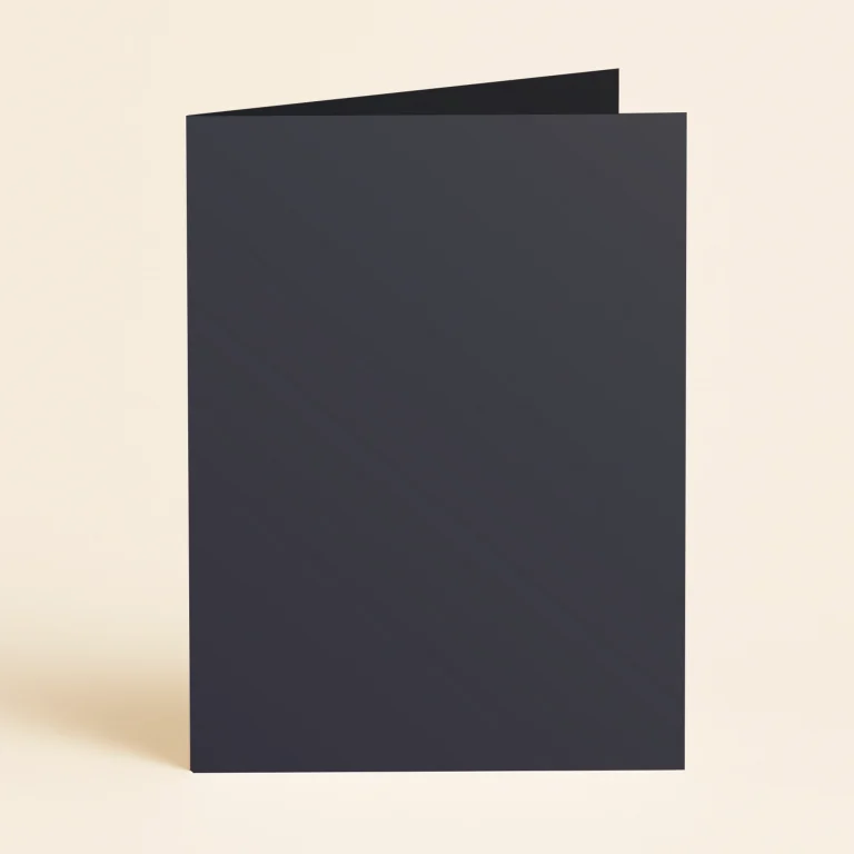 128mm x 178mm (5x7) Single Fold Card - Curious Metallics Night