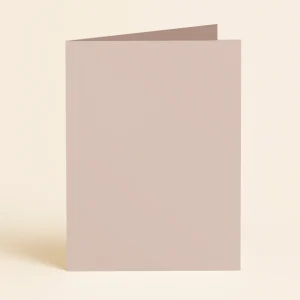 A6 Single Fold Card - Curious Metallics Rose Gold