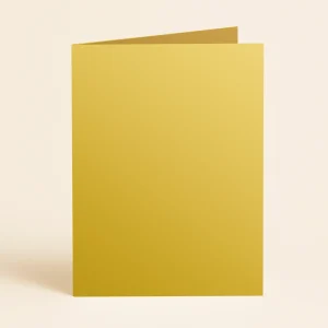 A6 Single Fold Card - Curious Metallics Super Gold