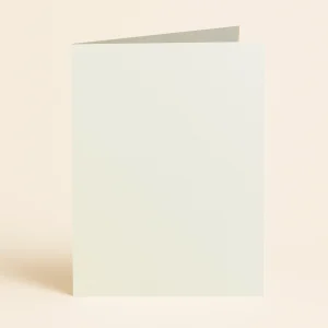 a5 single fold card curious metallics white gold 1