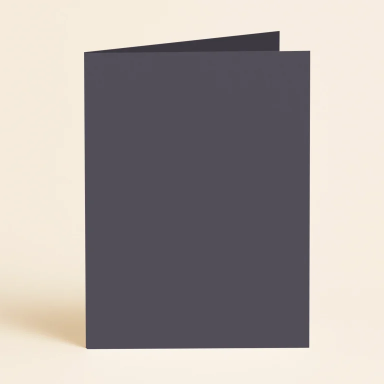 A6 Single Fold Card - Keaykolour Blackberry