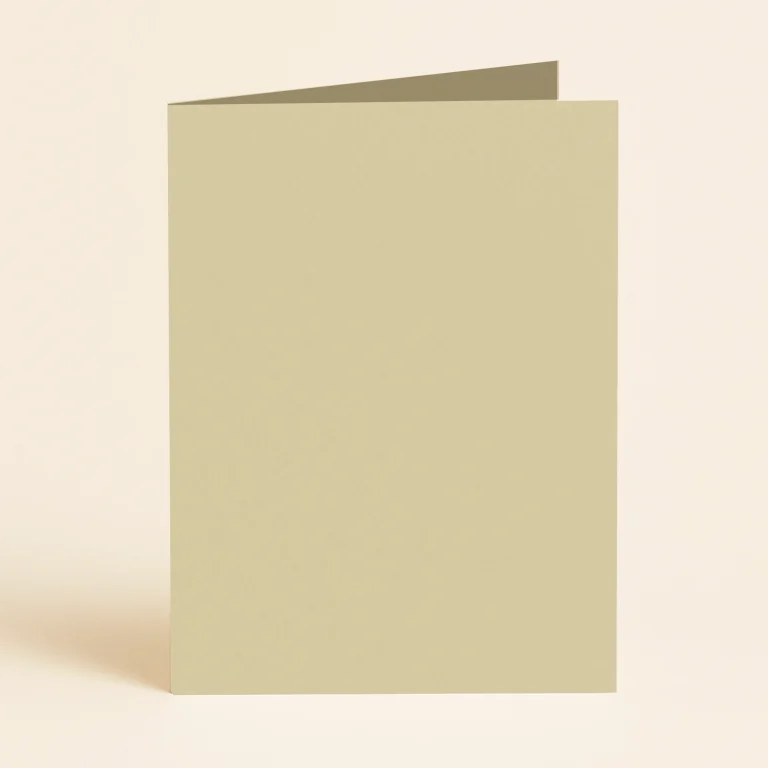 A5 Single Fold Card - Keaykolour Camel
