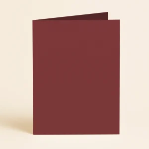 a5 single fold card keaykolour carmine 1