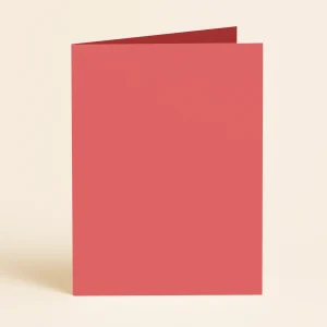 a5 single fold card keaykolour coral 1
