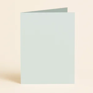 a5 single fold card keaykolour pastel green 1