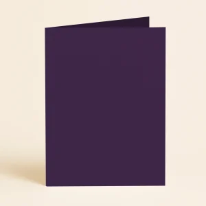 a5 single fold card keaykolour prune 1