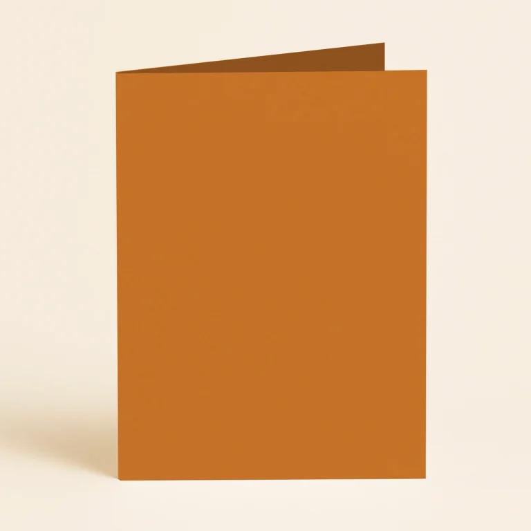 A6 Single Fold Card - Keaykolour Pumpkin