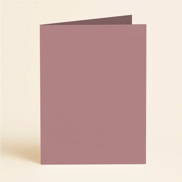 128mm x 178mm (5x7) Single Fold Card - Keaykolour Rosebud