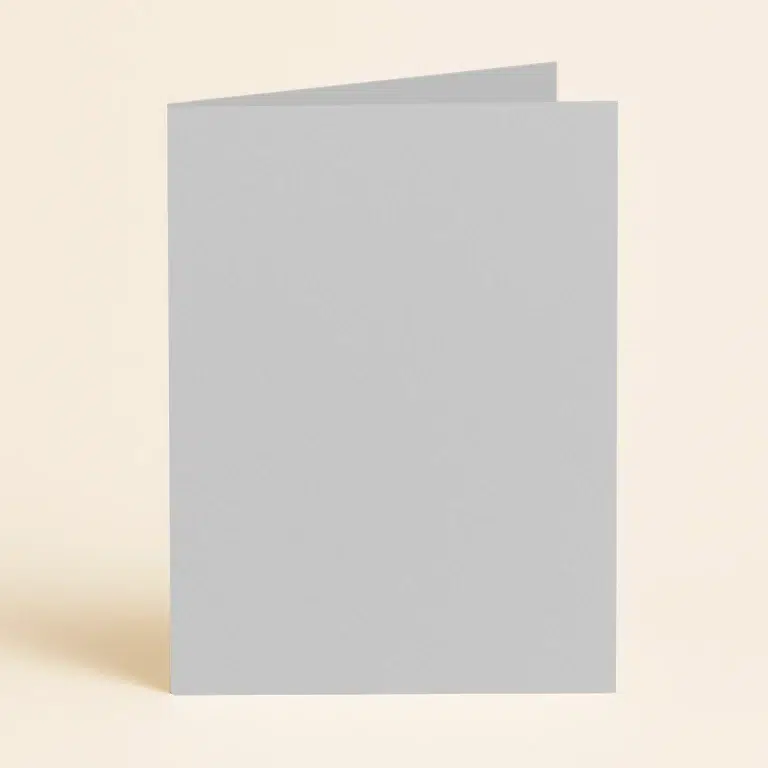 128mm x 178mm (5x7) Single Fold Card - Keaykolour Steel