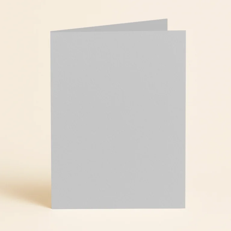 A5 Single Fold Card - Keaykolour Steel