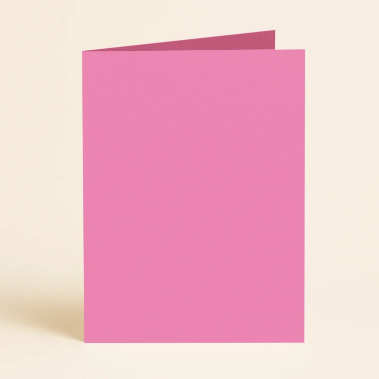 A6 Single Fold Card - Olin Colours Blush