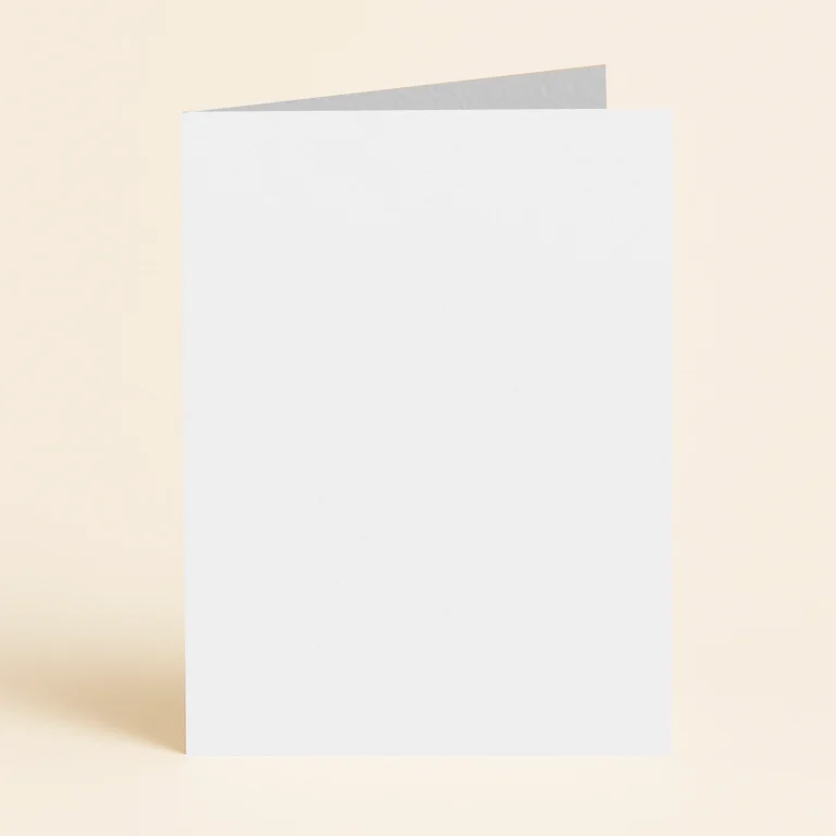 128mm x 178mm (5x7) Single Fold Card - Olin Colours Brilliant White
