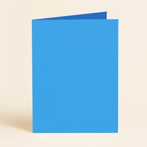 A6 Single Fold Card - Olin Colours California Blue