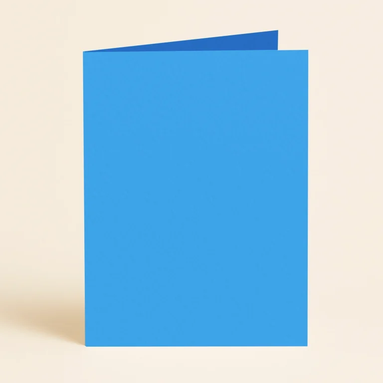 A6 Single Fold Card - Olin Colours California Blue