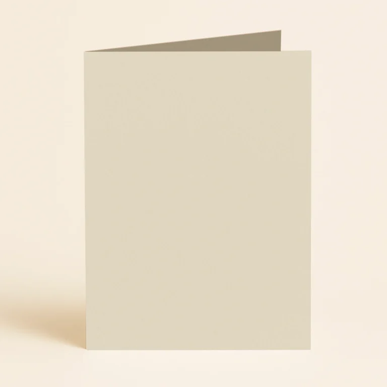 A5 Single Fold Card - Olin Colours Fawn