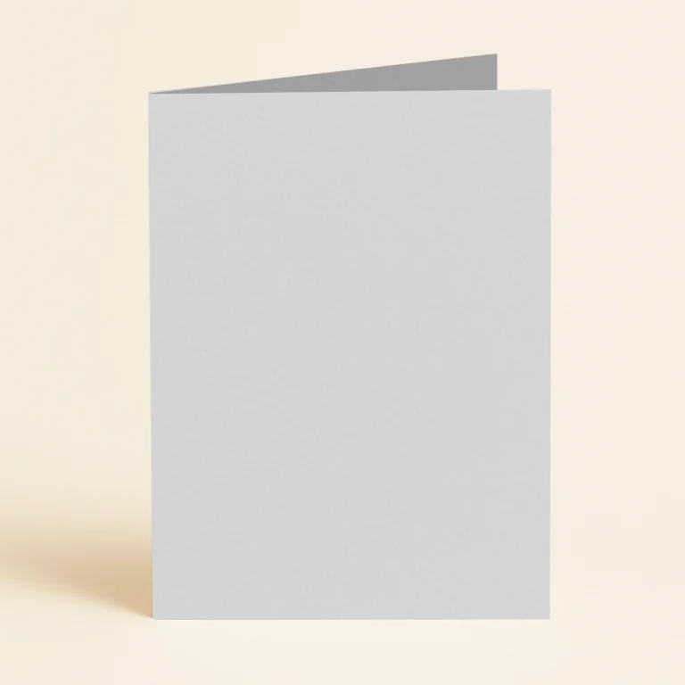 128mm x 178mm (5x7) Single Fold Card - Olin Colours Grey