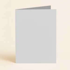 A6 Single Fold Card - Olin Colours Grey