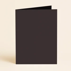 A6 Single Fold Card - Olin Colours Hot Brown