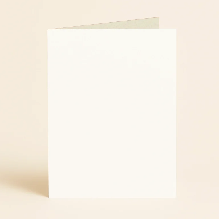 A5 Single Fold Card - Olin Colours Ivory