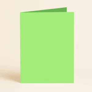 a5 single fold card olin colours pistachio 1