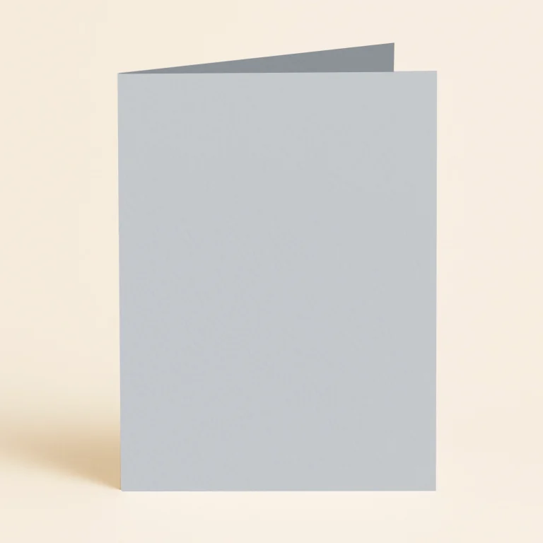 A6 Single Fold Card - Olin Colours Storm Grey