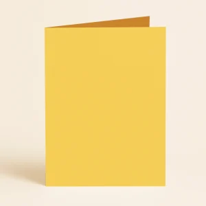 a5 single fold card olin colours sunshine yellow 1