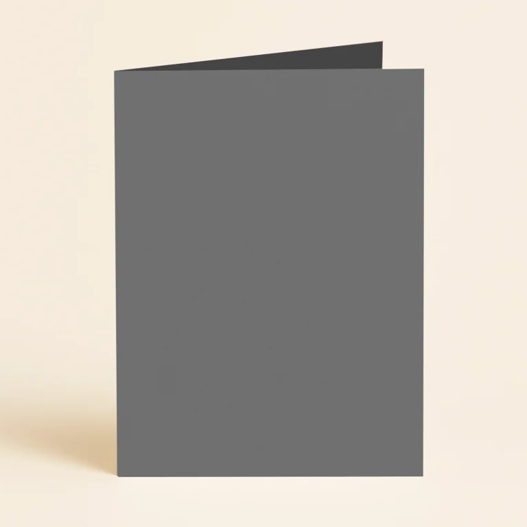 A6 Single Fold Card - Olin Colours Urban Grey