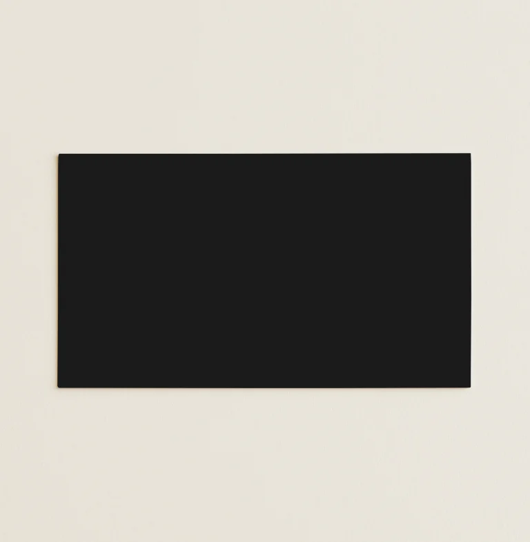 Flat Place Cards - Keaykolour Deep Black