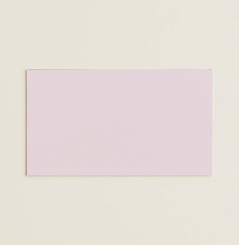Flat Place Cards - Keaykolour Pastel Pink