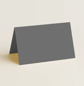 Folded Place Cards - Keaykolour Basalt - View 1