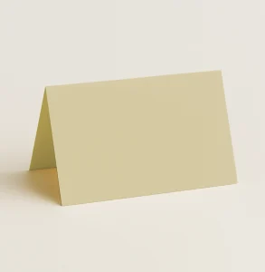 Folded Place Cards - Keaykolour Camel - View 1