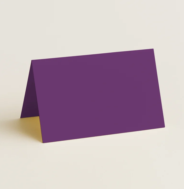Folded Place Cards - Keaykolour Orchid