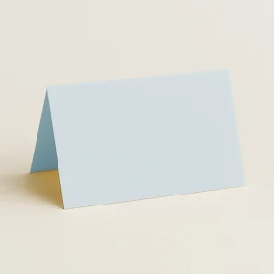 Folded Place Cards - Keaykolour Pastel Blue 17 folded place cards keaykolour pastel blue