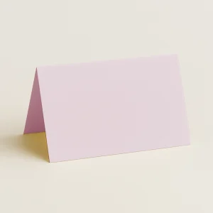 folded place cards keaykolour pastel pink