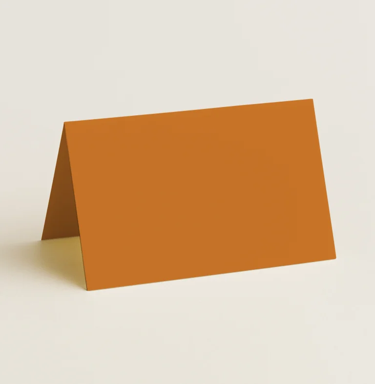 Folded Place Cards - Keaykolour Pumpkin