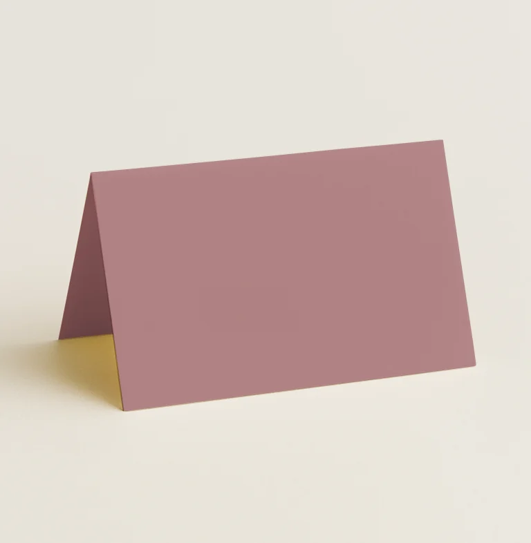 Folded Place Cards - Keaykolour Rosebud