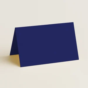 folded place cards keaykolour royal blue