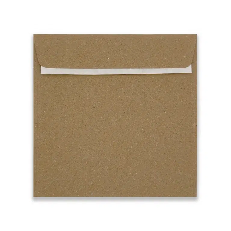 155mm Square Recycled Fleck Peel & Seal Envelopes (115gsm)