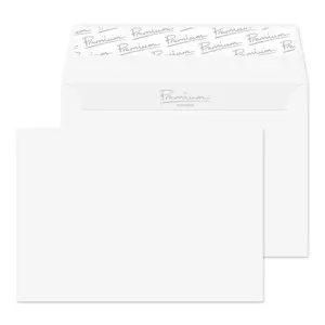 C6 Ice White Business Premium Peel & Seal Wallet Envelopes (120gsm)