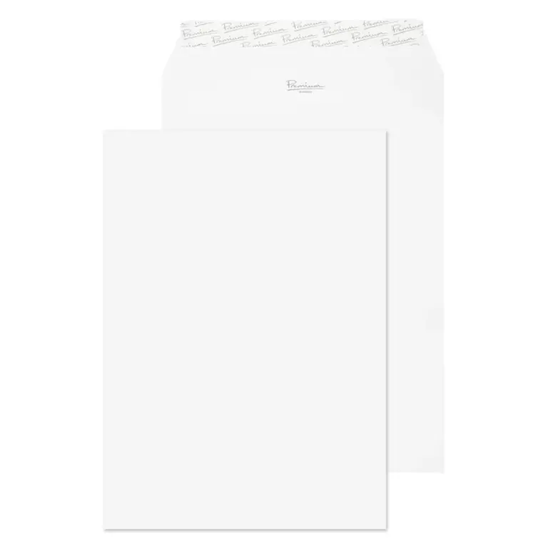 C4 Ice White Premium Business Peel & Seal Pocket Envelopes (120gsm)