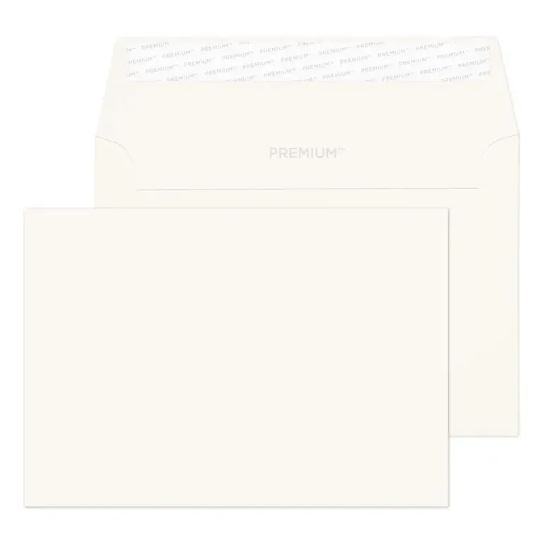 C6 High White Business Premium Peel & Seal Wallet Envelopes